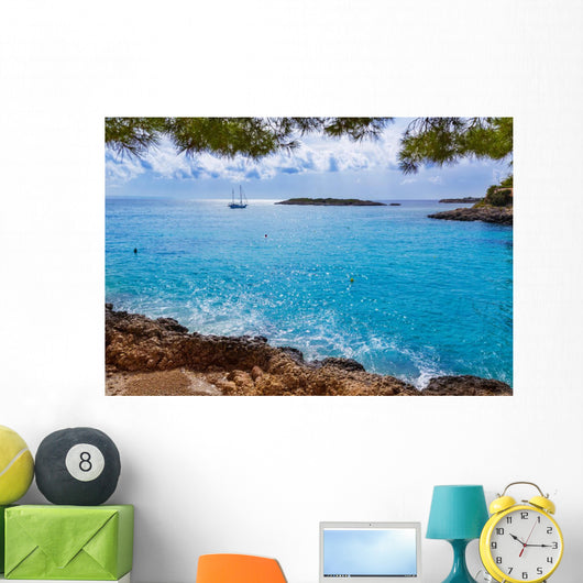 Majorca Playa Illetas Beach Wall Decal
