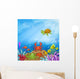 Illustration Underwater World Wall Decal