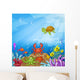 Illustration Underwater World Wall Decal