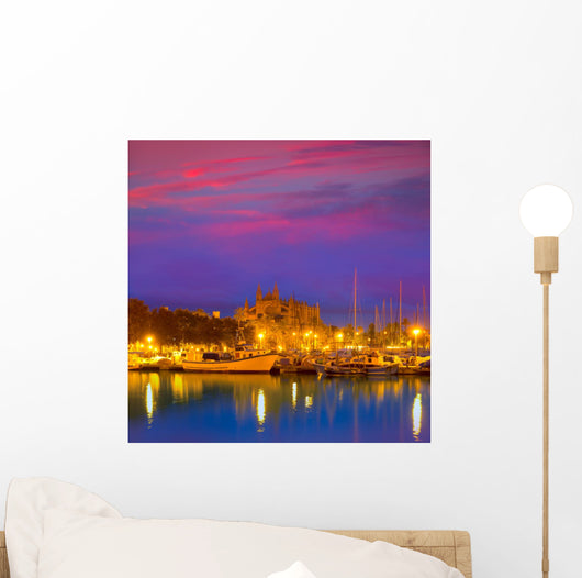 Palma Mallorca Sunrise with Wall Decal