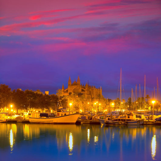 Palma Mallorca Sunrise with Wall Decal