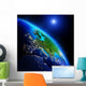 Earth Continents Wall Decal