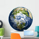 Earth Globe Map Wall Decal Design 1