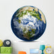 Earth Globe Map Wall Decal Design 1