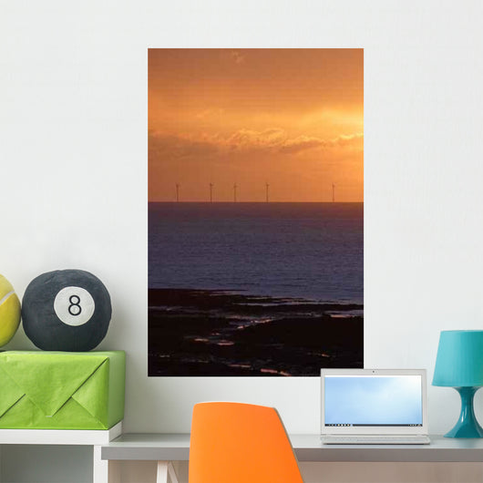 Offshore Windfarm Wall Decal