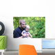 Father Holding His Son Wall Decal