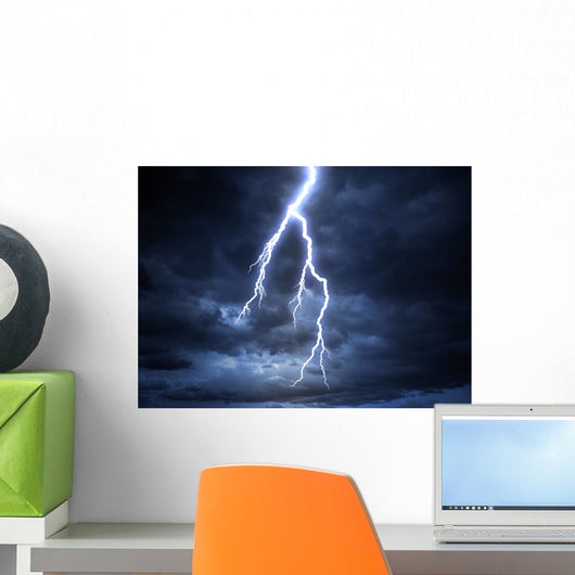 Lightning Strike Wall Decal
