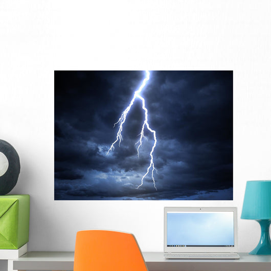 Lightning Strike Wall Decal