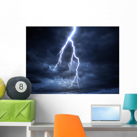Lightning Strike Wall Decal