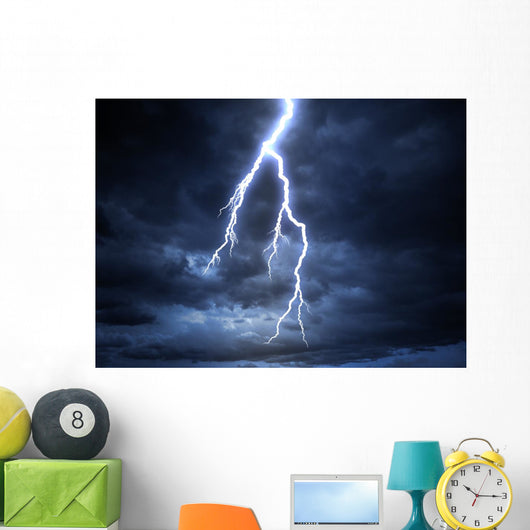 Lightning Strike Wall Decal