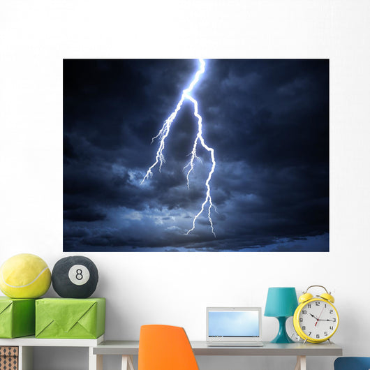 Lightning Strike Wall Decal