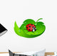 Ladybug Leaf Wall Decal