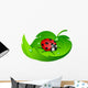 Ladybug Leaf Wall Decal