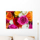 Bouquet Fresh Roses Wall Decal