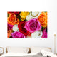 Bouquet Fresh Roses Wall Decal