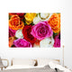 Bouquet Fresh Roses Wall Decal