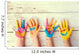 Painted Children's Hands Wall Decal