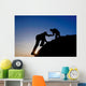 Silhouette Helping Hand between Wall Decal Design 3