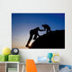 Silhouette Helping Hand between Wall Decal Design 3