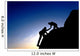 Silhouette Helping Hand between Wall Decal Design 2