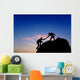 Silhouette Helping Hand between Wall Decal Design 1