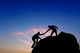 Silhouette Helping Hand between Wall Decal Design 1