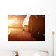 Front Side Black Car Wall Decal