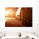 Front Side Black Car Wall Decal