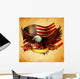 Eagle Flag USA Vintage Wall Decal