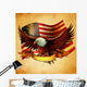 Eagle Flag USA Vintage Wall Decal