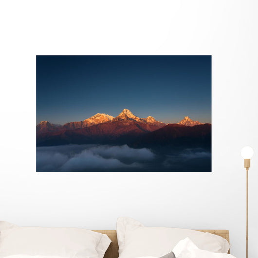 Himalaya Mountains from Poon Wall Decal Design 2