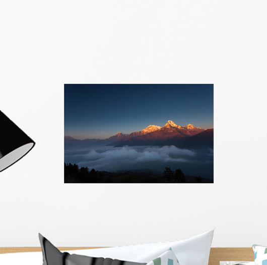 Himalaya Mountains from Poon Wall Decal Design 1