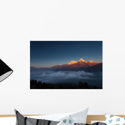 Himalaya Mountains from Poon Wall Decal Design 1