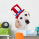 Patriotic Puppy Dog Wall Decal