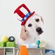 Patriotic Puppy Dog Wall Decal
