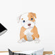 Pitbull Puppy Wall Decal