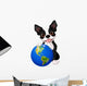 Boston Terrier Earth Day Wall Decal