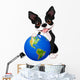 Boston Terrier Earth Day Wall Decal