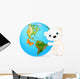Polar Bear Earth Day Wall Decal