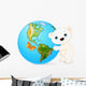 Polar Bear Earth Day Wall Decal