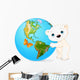 Polar Bear Earth Day Wall Decal