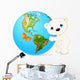 Polar Bear Earth Day Wall Decal