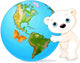 Polar Bear Earth Day Wall Decal