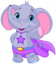 Super Elephant Wall Decal