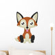 Fox Licking Wall Decal