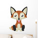 Fox Licking Wall Decal