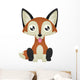 Fox Licking Wall Decal