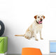 Cute Dog with Leash Wall Decal