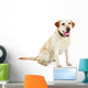 Cute Dog with Leash Wall Decal