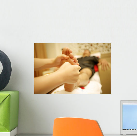 Foot Massage Wall Decal Design 1